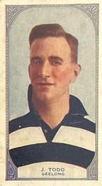 1933 Hoadley's Victorian Footballers #60 George Todd Front